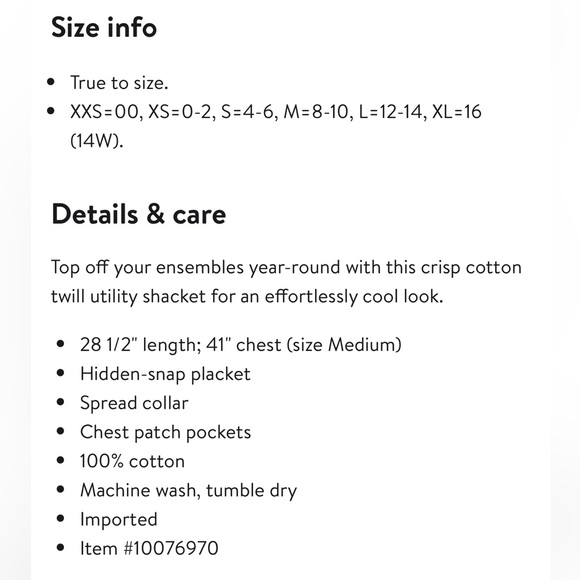 Treasure & Bond OVERSIZED UTILITY JACKET (Shacket) - Picture 7 of 7